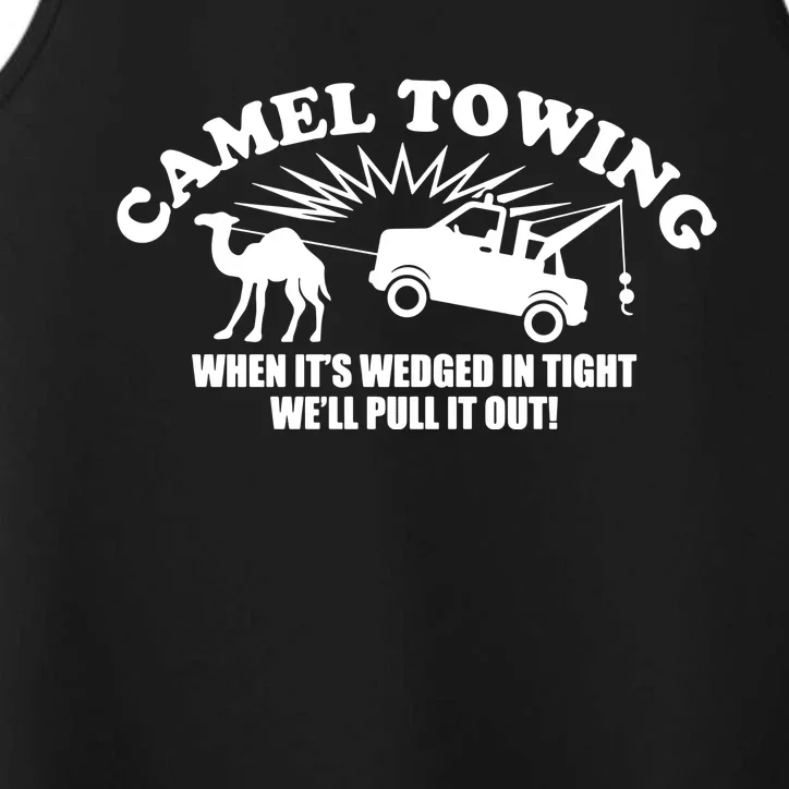 Camel Towing Funny Performance Tank