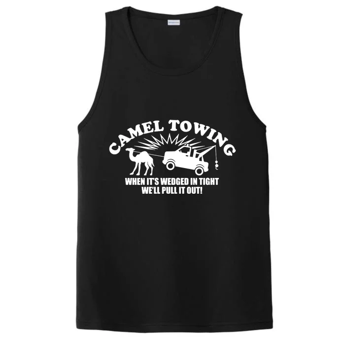 Camel Towing Funny Performance Tank