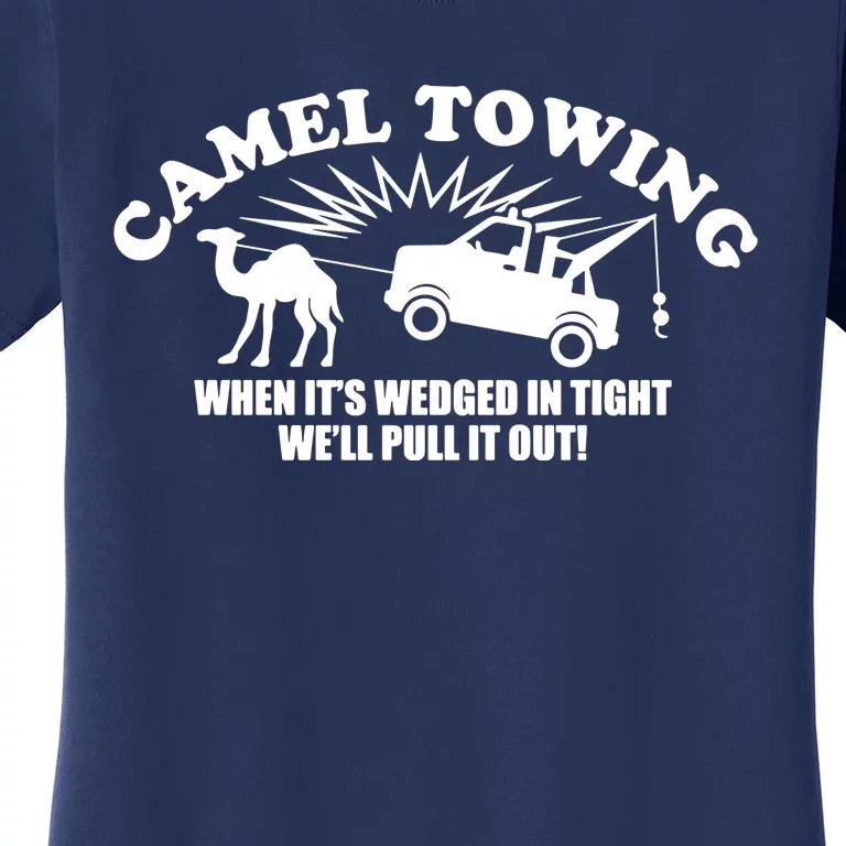 Camel Towing Funny Women's T-Shirt