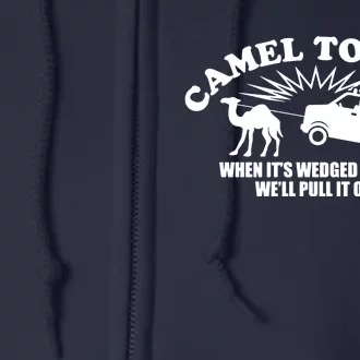 Camel Towing Funny Full Zip Hoodie