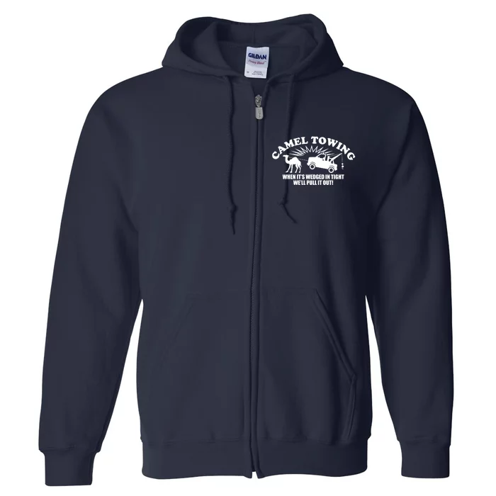 Camel Towing Funny Full Zip Hoodie