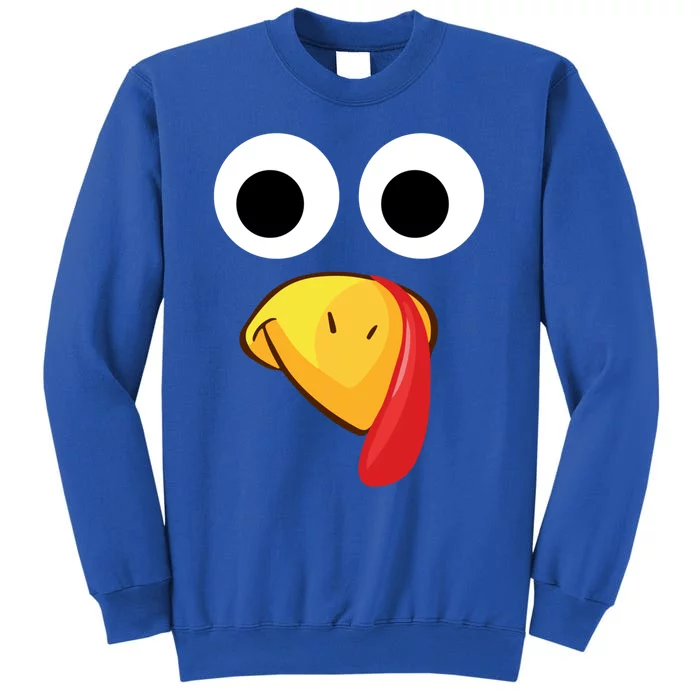 Cute Turkey Face Funny Funny Gift Sweatshirt