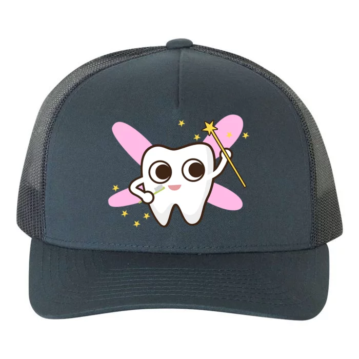 Cute Tooth Fairy Dental Tees And Gift Yupoong Adult 5-Panel Trucker Hat