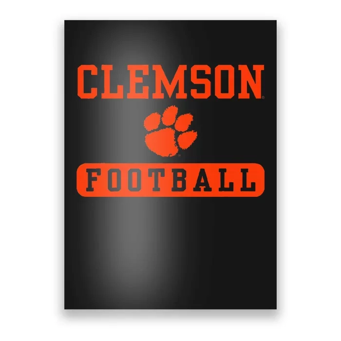 C.L.E.M.S.O.N Tigers Football Poster