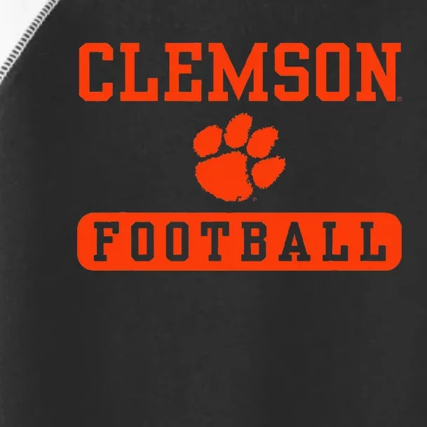 C.L.E.M.S.O.N Tigers Football Toddler Fine Jersey T-Shirt