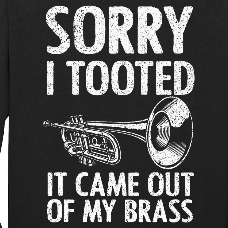 Cool Trumpet For Women Trumpet Player Jazz Band Trombone Long Sleeve Shirt