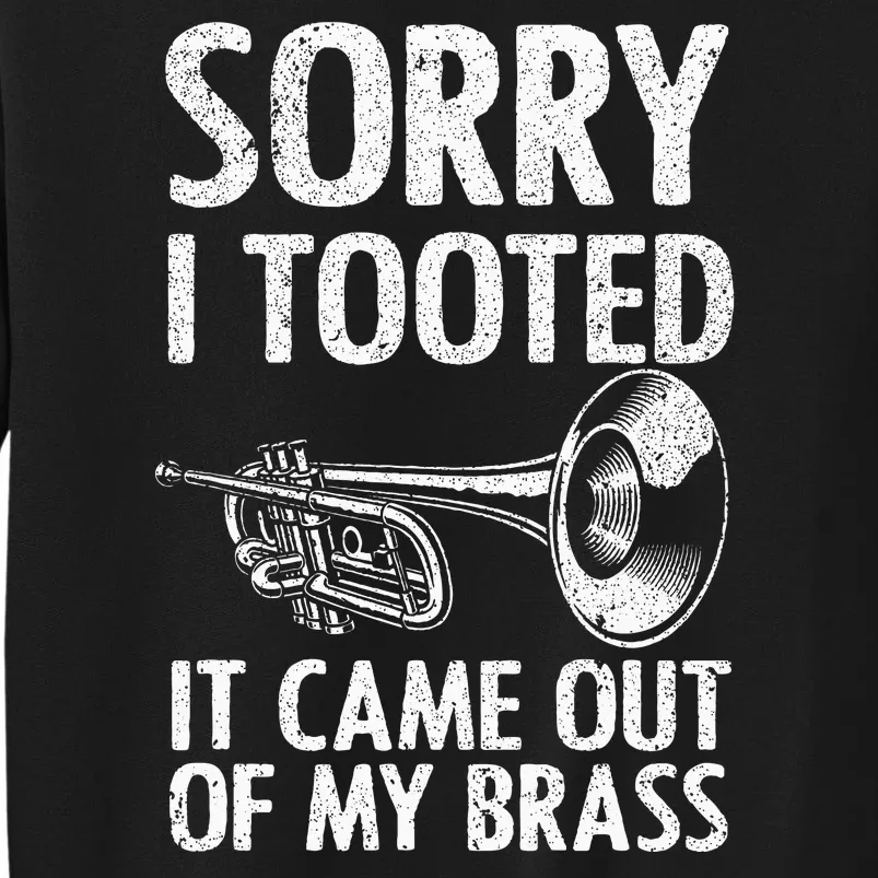 Cool Trumpet For Women Trumpet Player Jazz Band Trombone Tall Sweatshirt