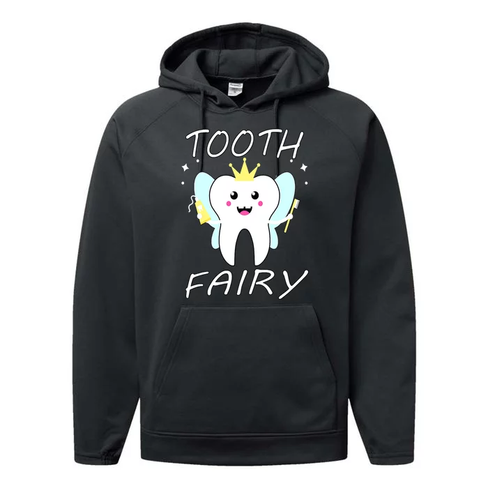 Cute TTooth Fairy Halloween Costume For  Girls Performance Fleece Hoodie