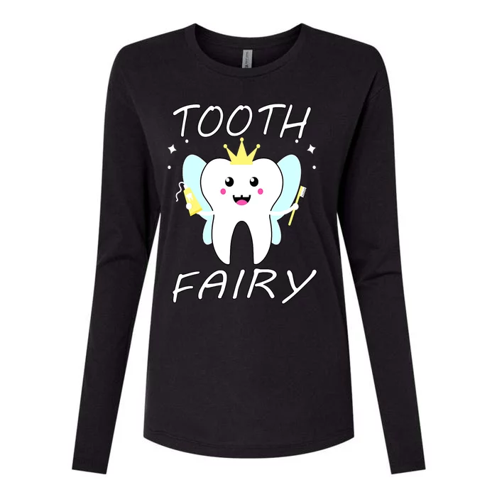 Cute TTooth Fairy Halloween Costume For  Girls Womens Cotton Relaxed Long Sleeve T-Shirt