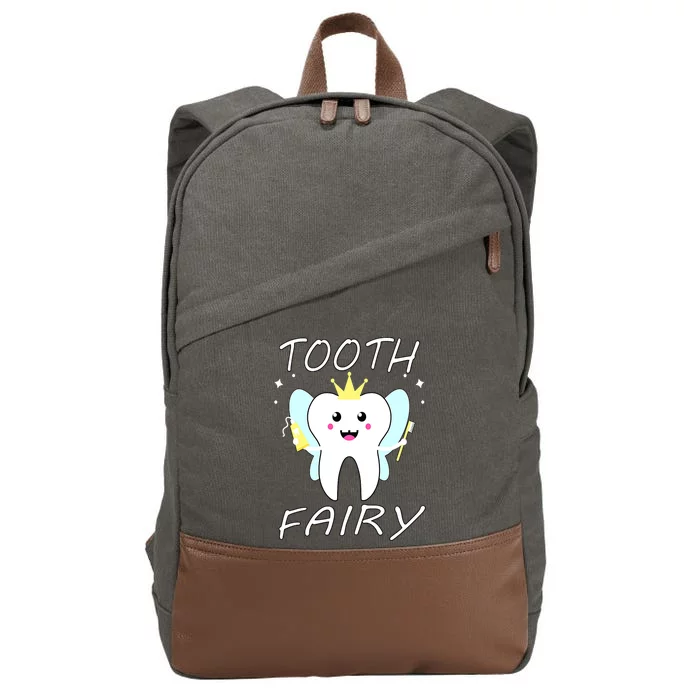 Cute TTooth Fairy Halloween Costume For  Girls Cotton Canvas Backpack