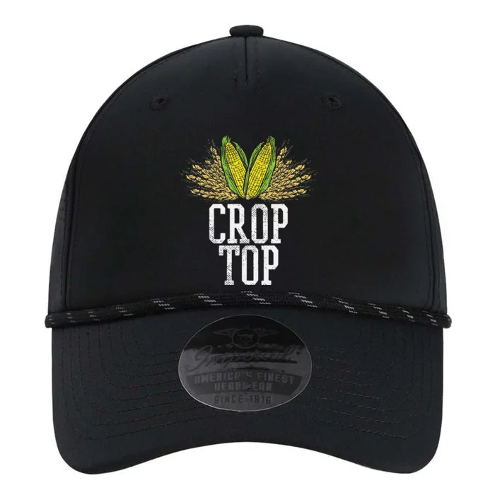 Crop Top Farm Pun Corn Farming Agriculture Funny Farmer Performance The Dyno Cap