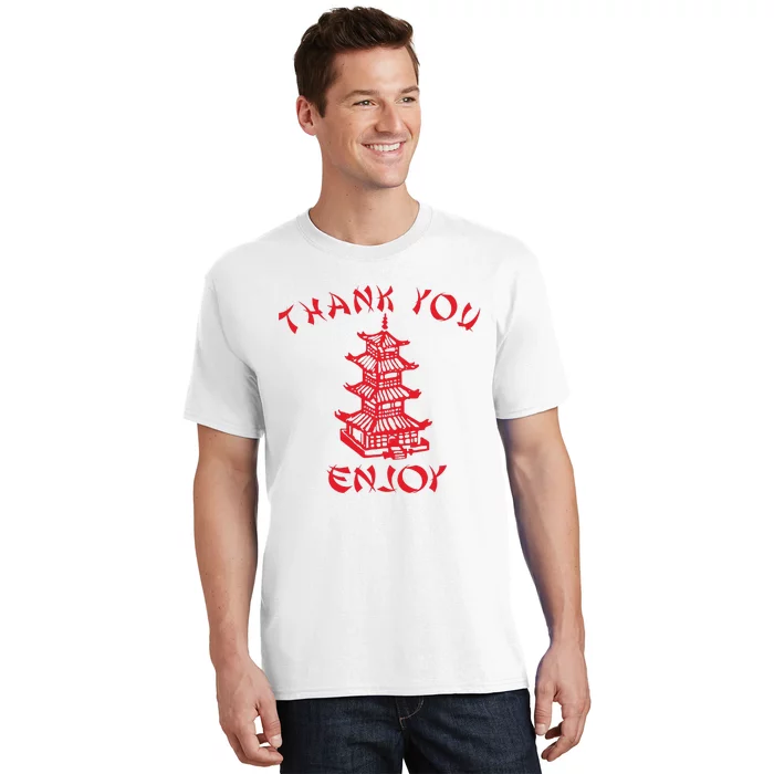 Chinese Takeaway Food Thank You Enjoy T-Shirt