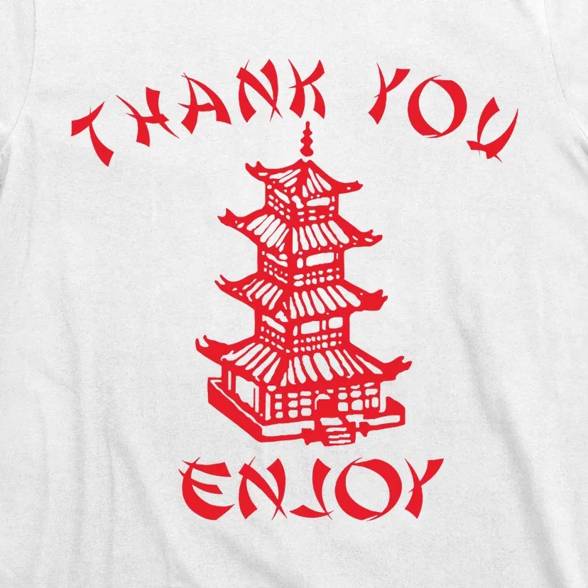 Chinese Takeaway Food Thank You Enjoy T-Shirt