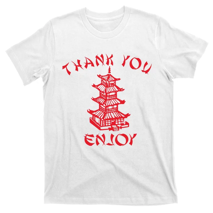 Chinese Takeaway Food Thank You Enjoy T-Shirt