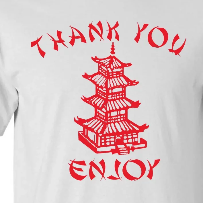 Chinese Takeaway Food Thank You Enjoy Tall T-Shirt