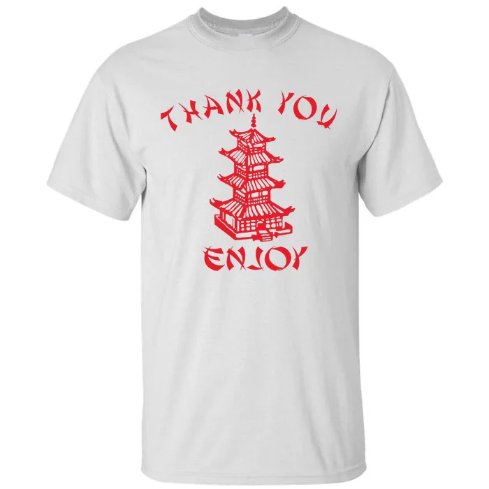 Chinese Takeaway Food Thank You Enjoy Tall T-Shirt