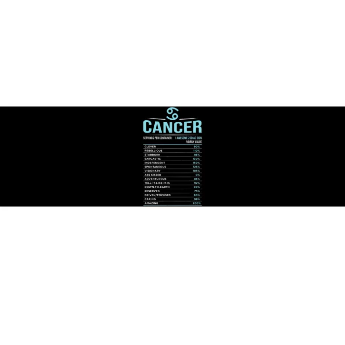 Cancer Traits Facts Horoscope Zodiac Astrological Sign Gift Bumper Sticker