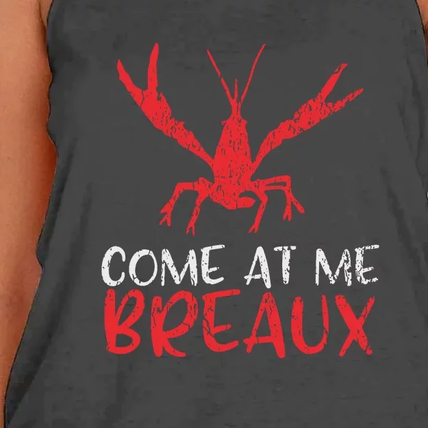 Crawfish Tees Funny Cajun Women's Knotted Racerback Tank