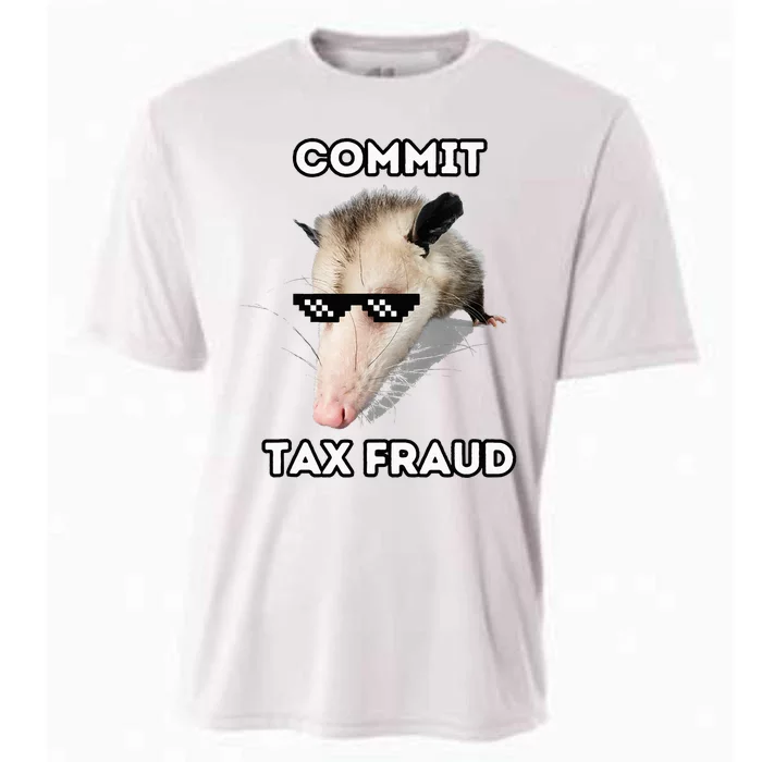 Commit Tax Fraud Cooling Performance Crew T-Shirt