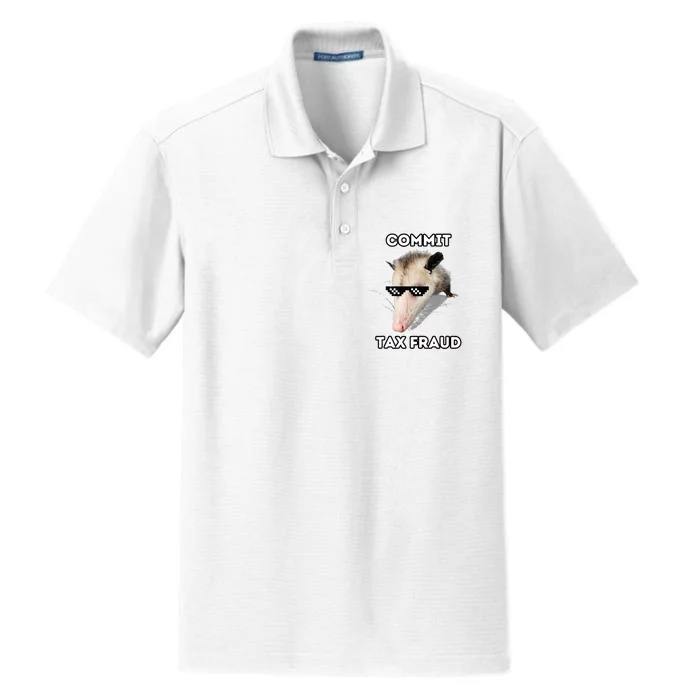 Commit Tax Fraud Dry Zone Grid Performance Polo