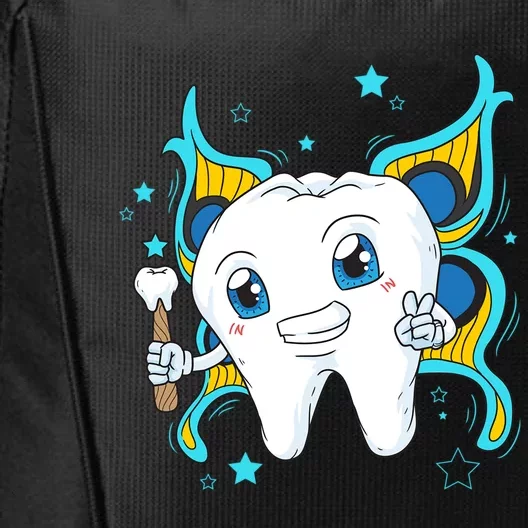 Cute Tooth Fairy Dental Assistant Dentist Gift City Backpack