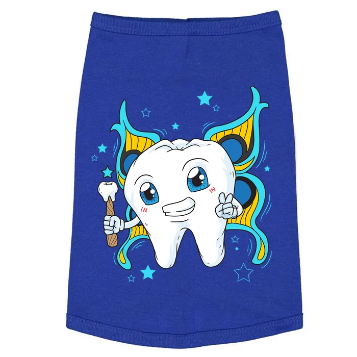 Cute Tooth Fairy Dental Assistant Dentist Gift Doggie Tank