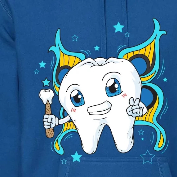 Cute Tooth Fairy Dental Assistant Dentist Gift Premium Hoodie