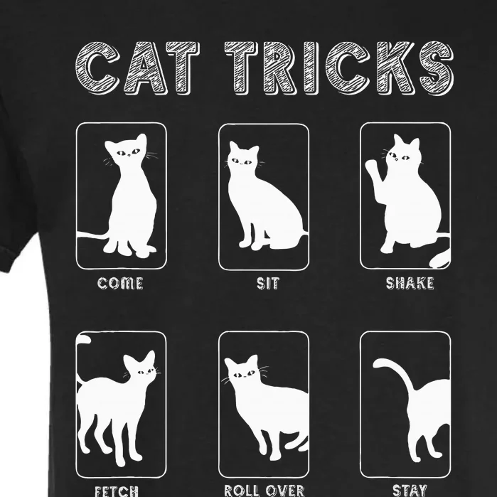 Cat Tricks Funny Kitten Kitty Pet Owner Gift Garment-Dyed Heavyweight T-Shirt