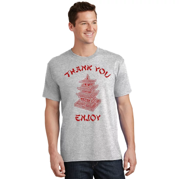 Chinese Takeout Food Thank You Box For Chef Asian Cuisine T-Shirt