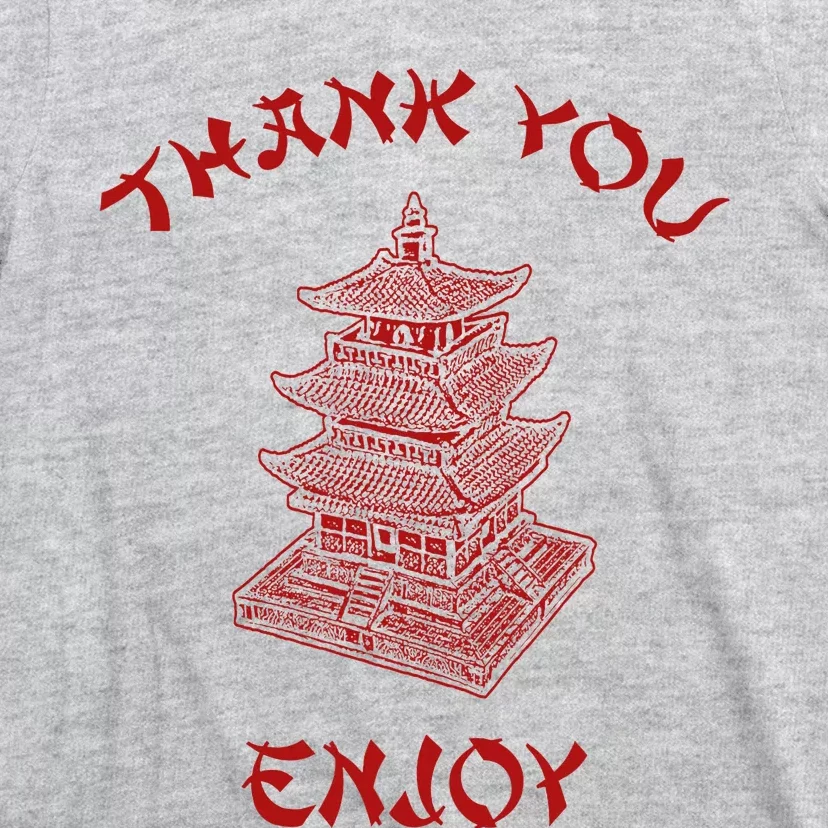 Chinese Takeout Food Thank You Box For Chef Asian Cuisine T-Shirt