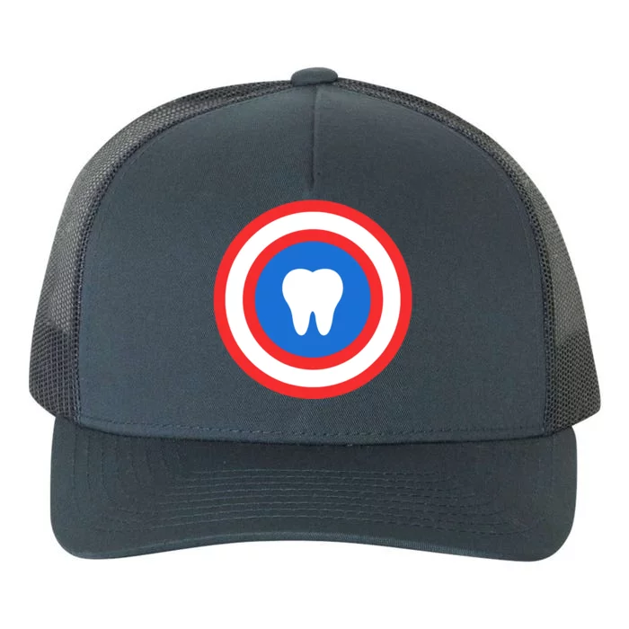 Captain Tooth Funny Dentistry Dentist Yupoong Adult 5-Panel Trucker Hat