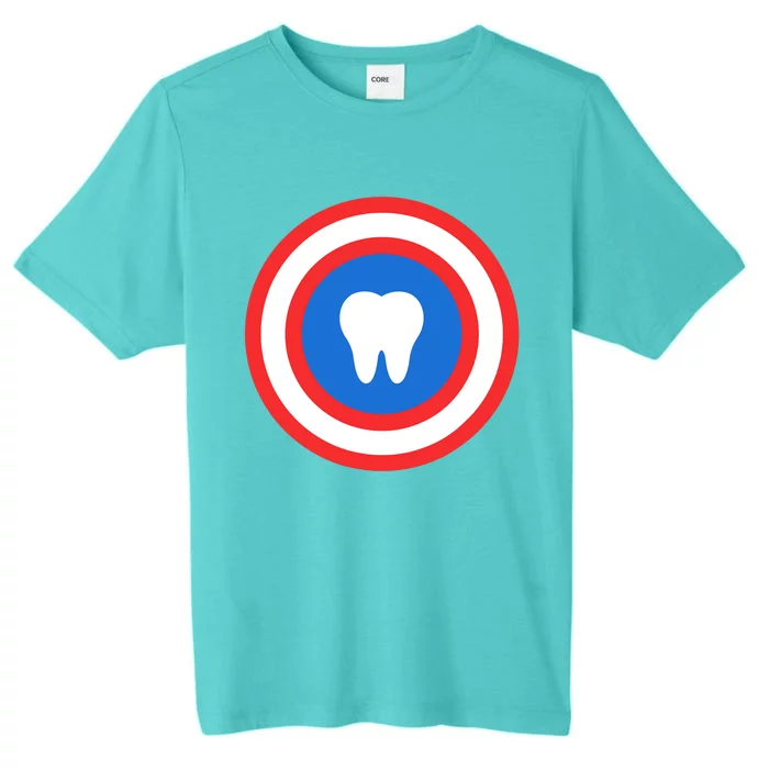 Captain Tooth Funny Dentistry Dentist ChromaSoft Performance T-Shirt