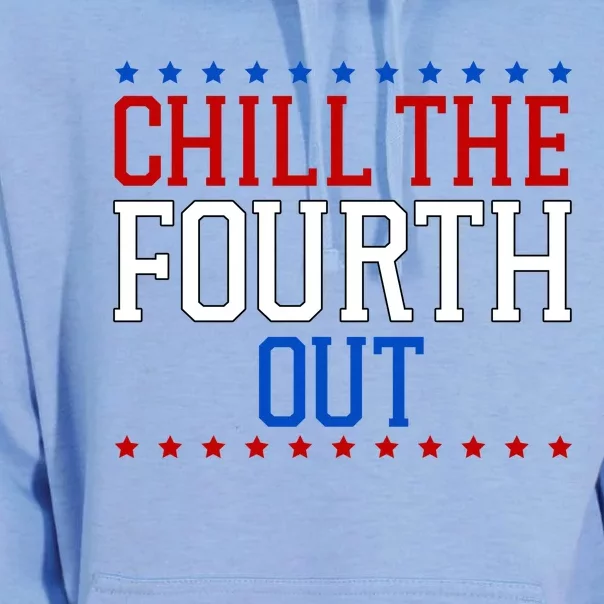 Chill The Fourth Out Funny 4th Of July Unisex Surf Hoodie