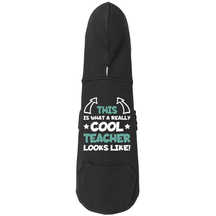 Cool Teacher Funny Saying Teaching Student Doggie 3-End Fleece Hoodie