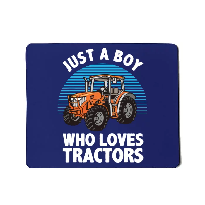 Cool Tractor For Boy Farmtruck Farmer Driver Mousepad