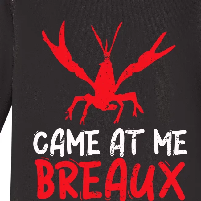 Crawfish Tees Funny Cajun Baby Long Sleeve Bodysuit