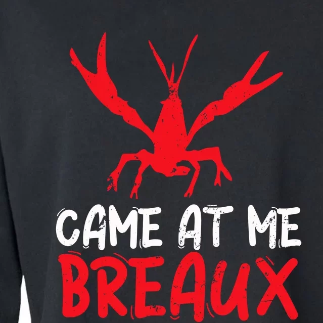 Crawfish Tees Funny Cajun Cropped Pullover Crew