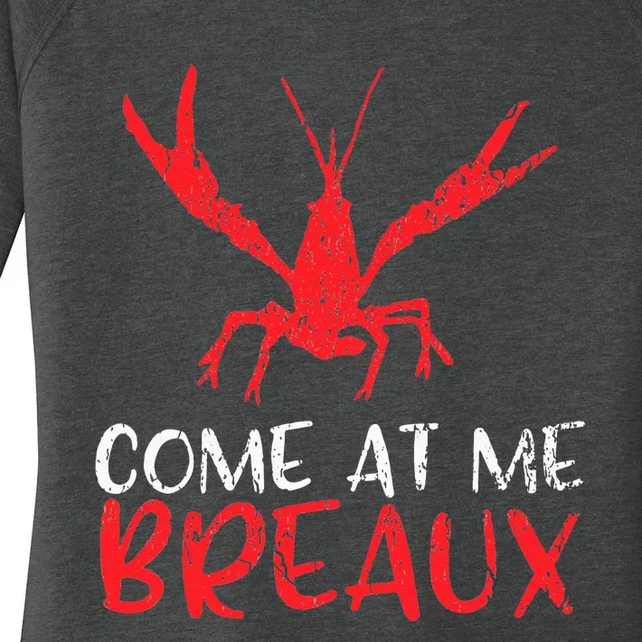 Crawfish Tees Funny Cajun Women's Perfect Tri Tunic Long Sleeve Shirt