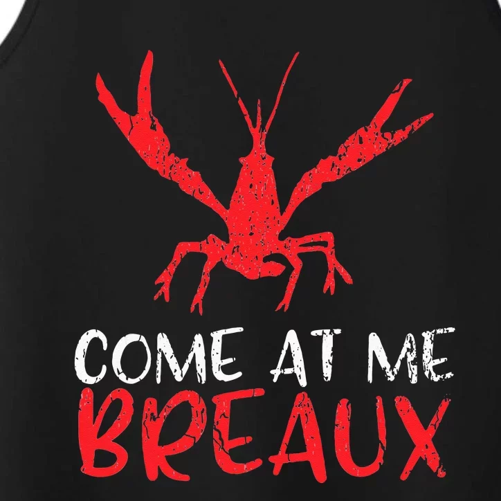 Crawfish Tees Funny Cajun Performance Tank