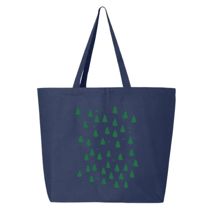 Christmas Tree Forest Tree Camping 25L Jumbo Tote