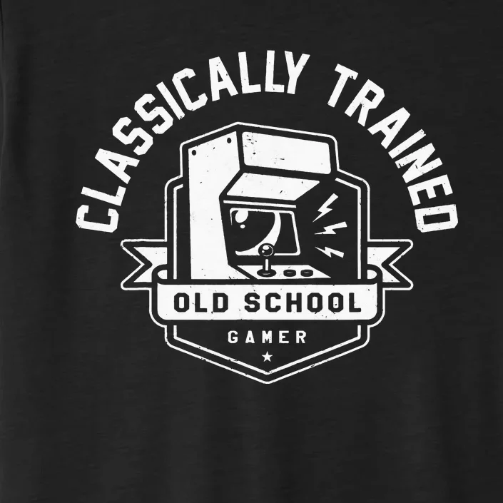 Classically Trained Gamer Retro Old School 80S Arcade Gaming ChromaSoft Performance T-Shirt