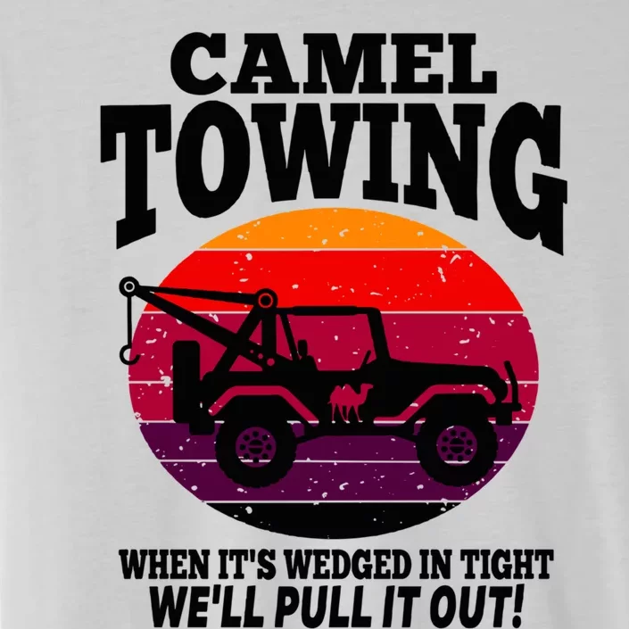 Camel Towing Gift Funny Retro Camel Towing Funny Halloween Gift ChromaSoft Performance T-Shirt