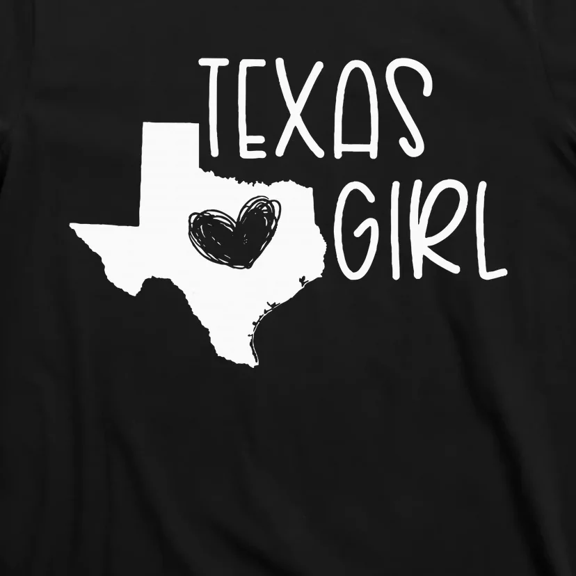 Cute Texas Girl I Love Texas Real Proud Texan T-Shirt