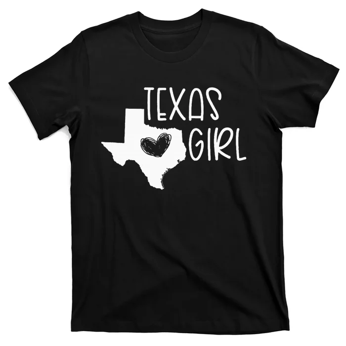 Cute Texas Girl I Love Texas Real Proud Texan T-Shirt