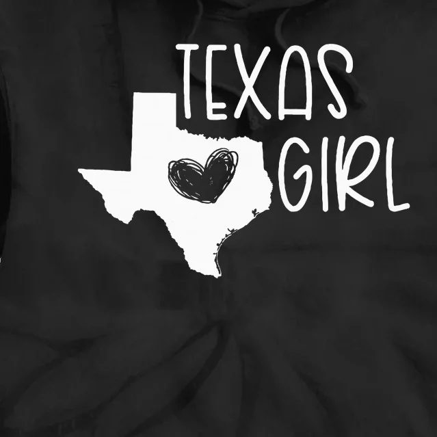 Cute Texas Girl I Love Texas Real Proud Texan Tie Dye Hoodie