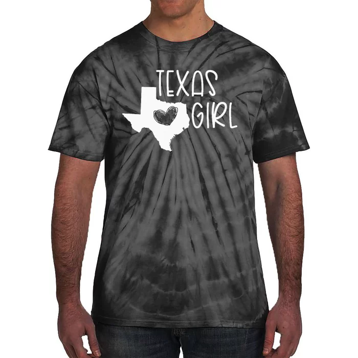 Cute Texas Girl I Love Texas Real Proud Texan Tie-Dye T-Shirt