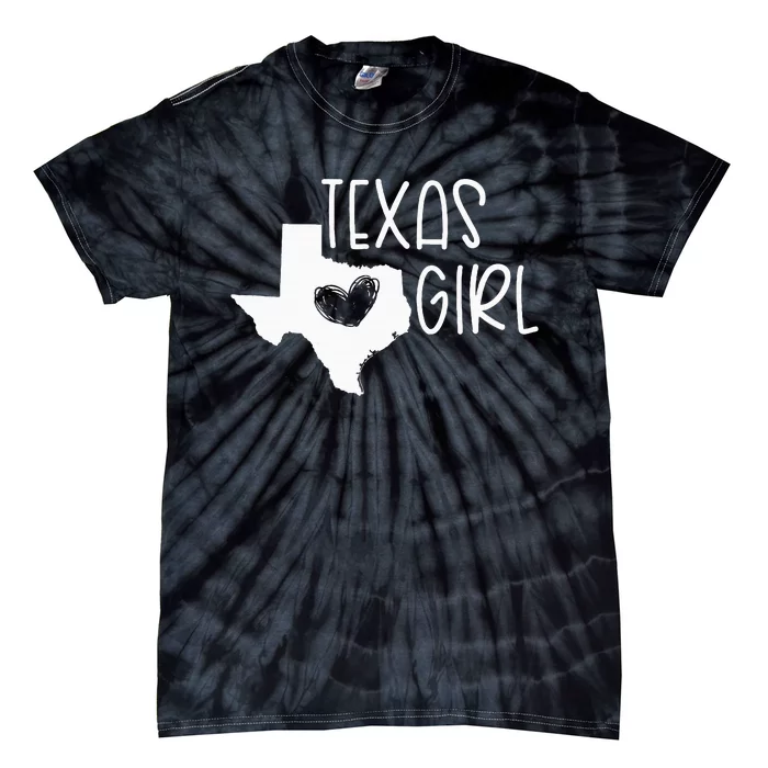 Cute Texas Girl I Love Texas Real Proud Texan Tie-Dye T-Shirt