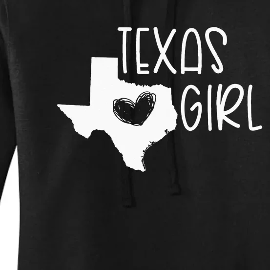 Cute Texas Girl I Love Texas Real Proud Texan Womens Women's Pullover Hoodie