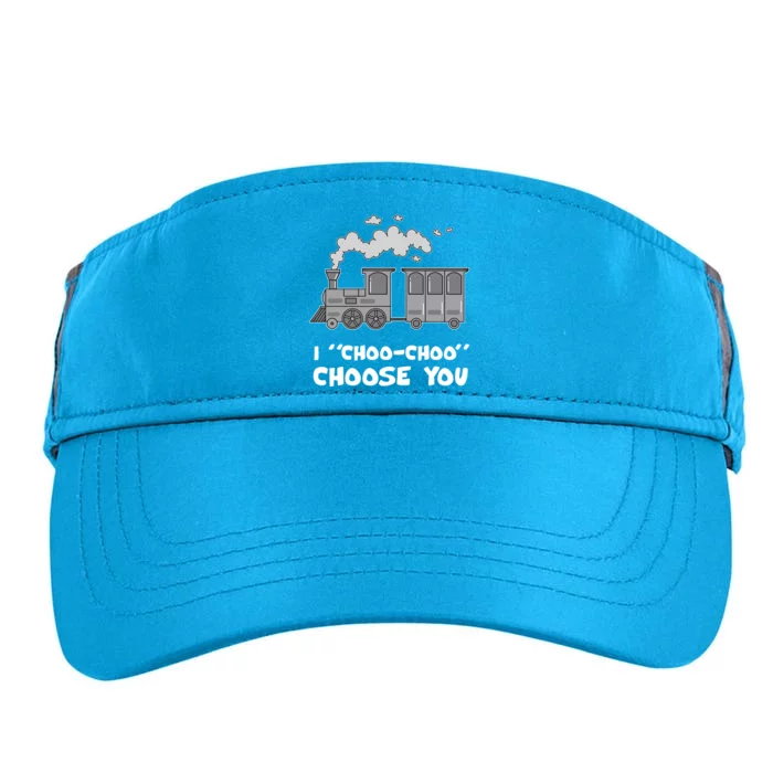 Cute Train Gift I Choo Choo Choose You Meaningful Gift Adult Drive Performance Visor