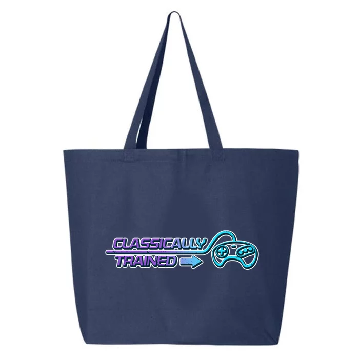 Classically Trained Gamer Design Gift 25L Jumbo Tote